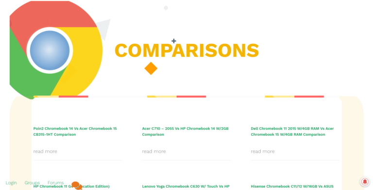Chrome OS comparison page